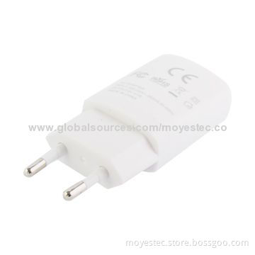 5V/1A Smart Wall Charger for iPhone and Other USB Device, 100 to 240V AC Input Voltage